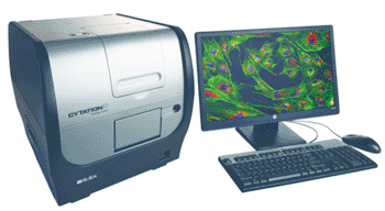 Image: The BioTek Cytation3 imaging reader - Quantitative and Qualitative Data for the Total Cell Picture (Photo courtesy of BioTek).